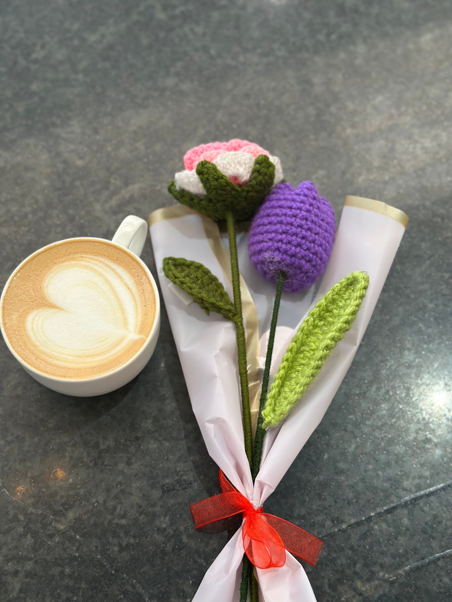 Rose & tulip bouquet