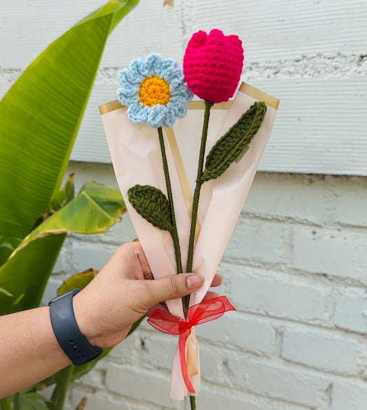 Daisy& tulip bouquet