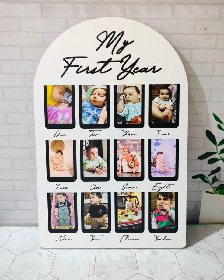 1 year Baby Photo frame
