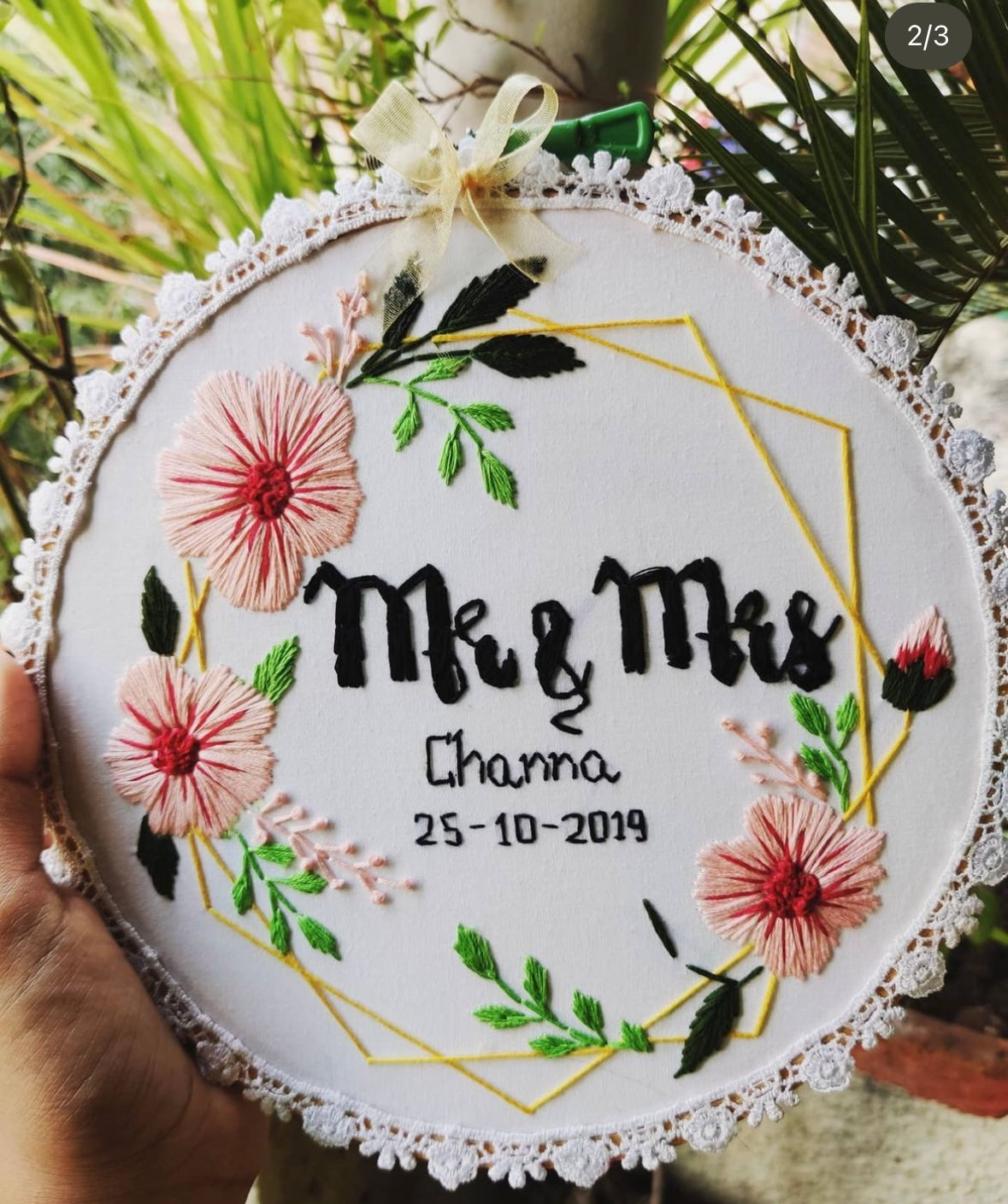 Mr & Mrs. Hoop for wedding anniversary