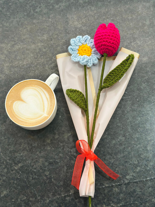 Daisy& tulip bouquet