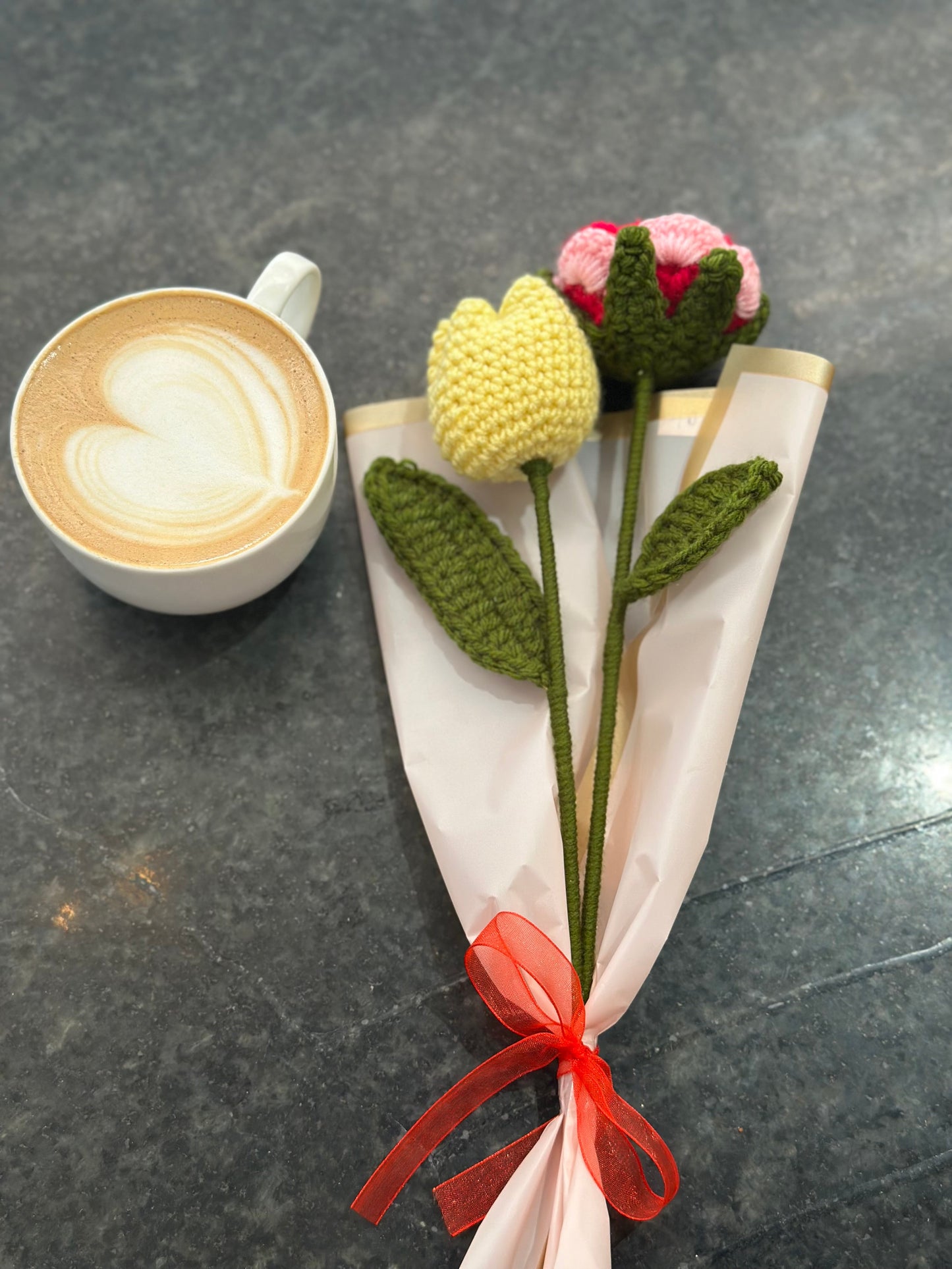 Rose & tulip bouquet