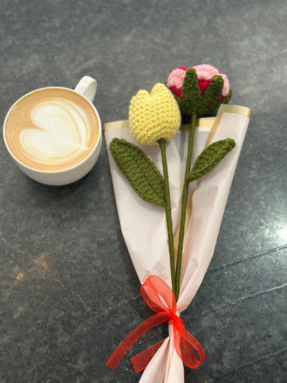 Rose & tulip bouquet