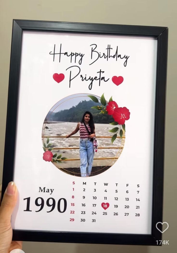 Birthday Calendar Frame
