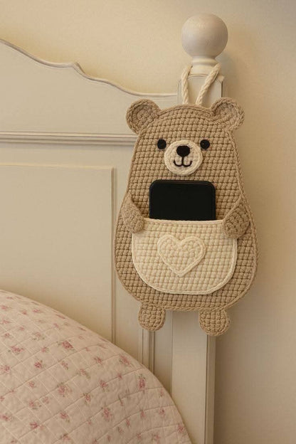 Handmade Crochet Avocado Phone Holder: